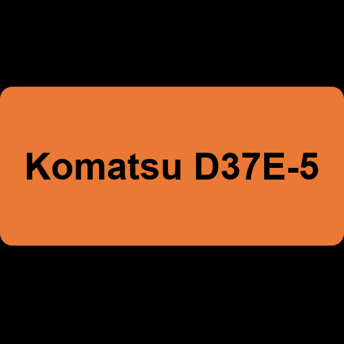 Komatsu D37E-5